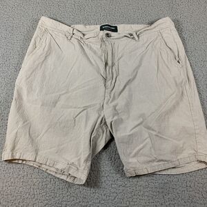 Rodd Gunn Italy Shorts Mens Sz 40 Flat Front Tan Preppy Chino Casual‎ Slim Fit